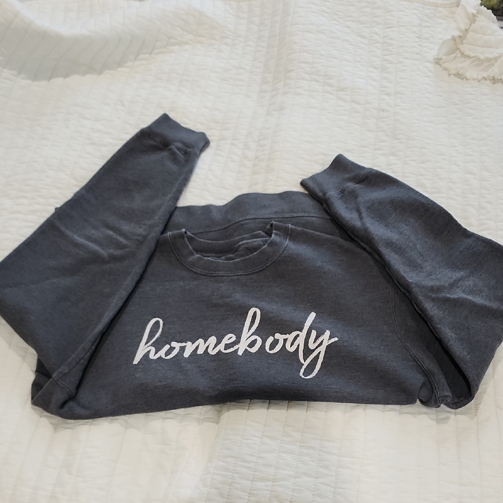Homebody Gray Sweatshirt